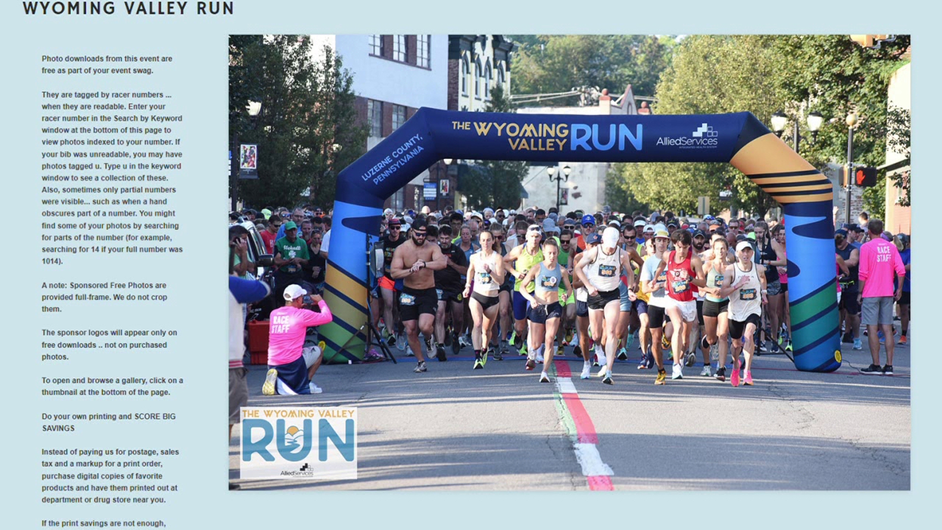 The 10-mile road race will take runners through seven municipalities from Pittston to Wilkes-Barre.