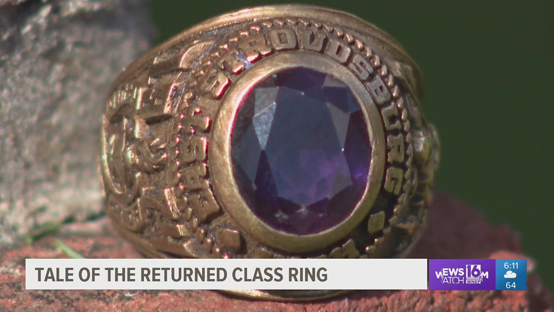 The tale of the turned-up ring from last Friday has become the tale of the returned ring after its owner was located.
