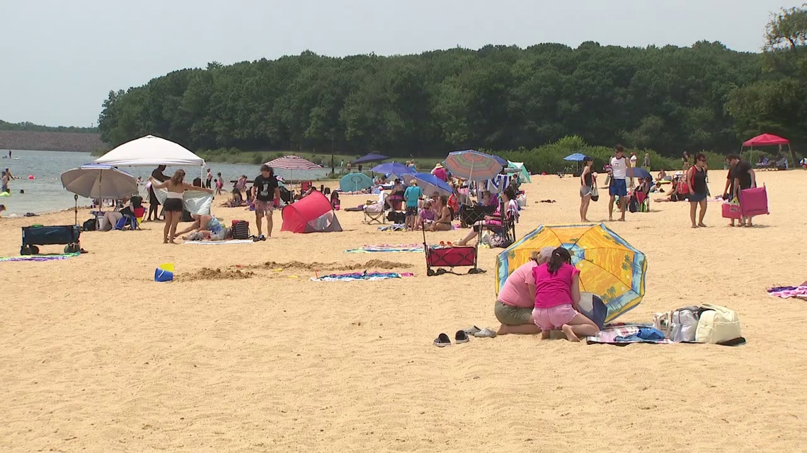 'It's brutal, but I love it,' Hot weather driving folks to Beltzville Lake
