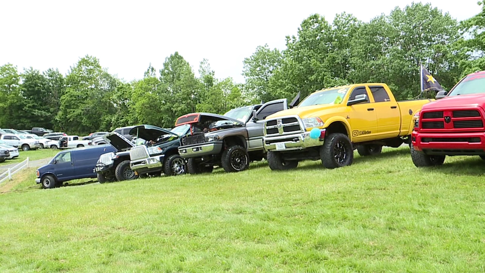 The Diesel Jam was held at the Dickson City Circle Drive-In Saturday.