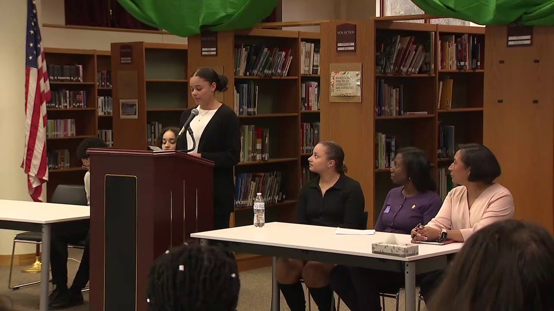To wrap up Women's History Month, women from all different fields spoke to students at East Stroudsburg High School Friday afternoon.