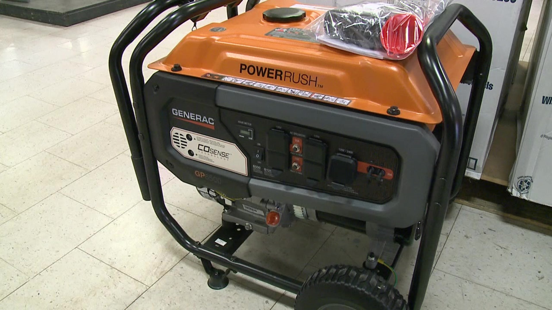 The ice storm we are expecting could create power outages and hardware stores are busy making sure peoples generators are in working order.