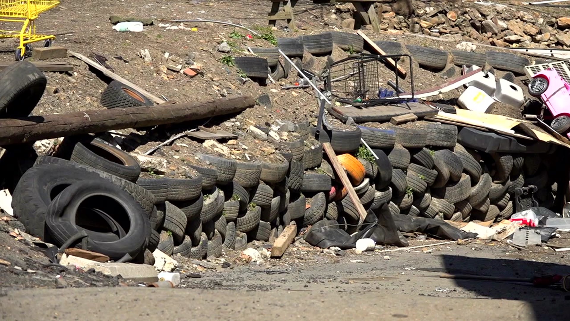 Minersville is cleaning up a property that many residents call the eyesore of the borough.