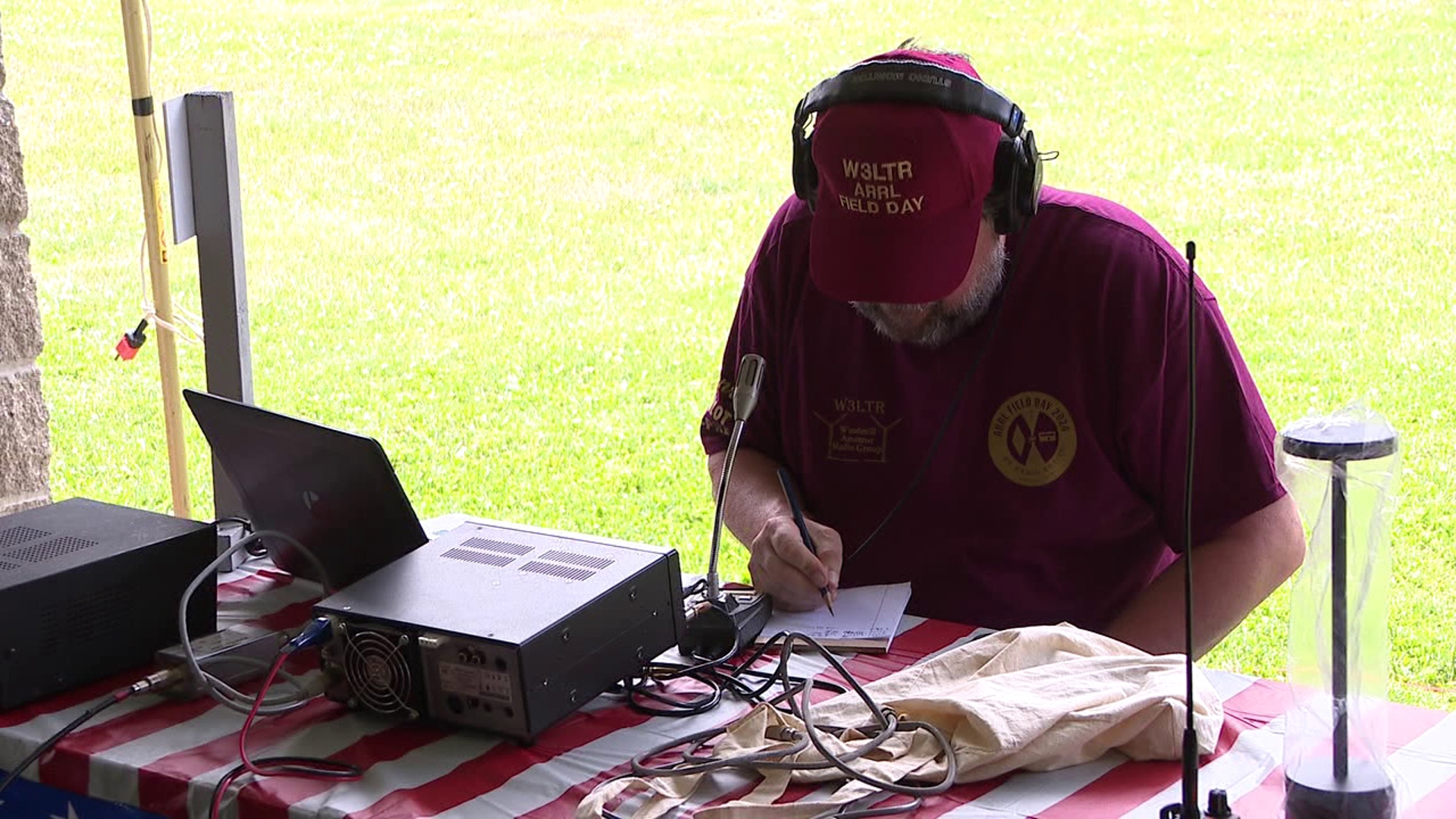 People from all over the area came to enjoy and learn about Ham Radio on Saturday.