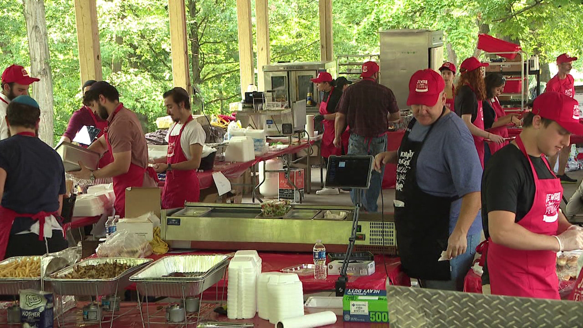 The annual food festival featuring stuffed cabbage, falafel, knishes, and more returned to Lackawanna County on Sunday.