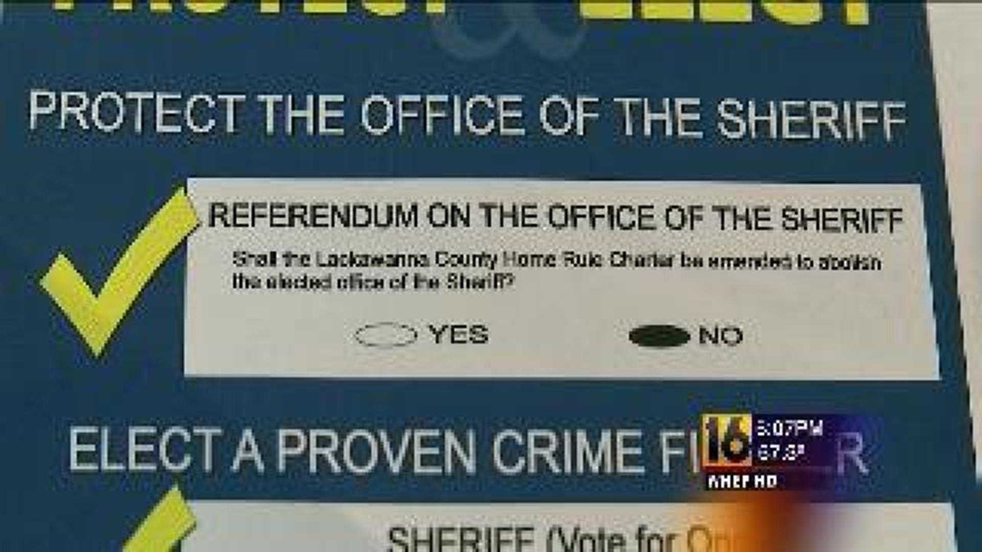 Lackawanna Sheriff’s Campaign Gets Complicated