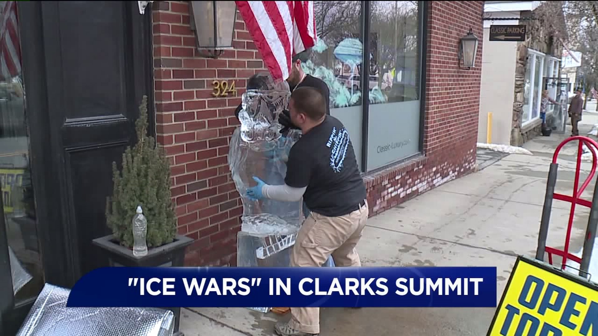 A Star Wars Celebration at Annual Ice Festival