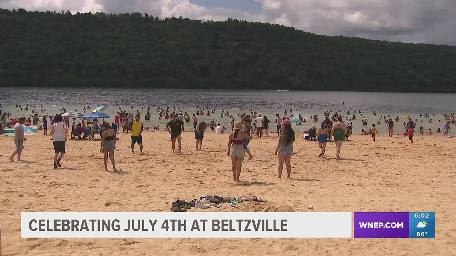 The popular recreation area in Carbon County was filled with folks enjoying Independence Day.