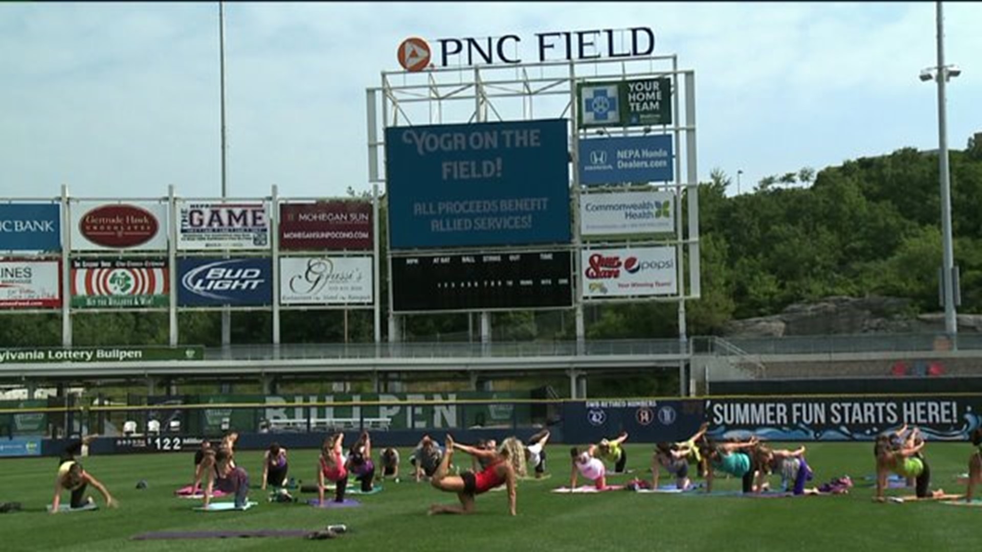 Taking it to the Diamond for some Yoga