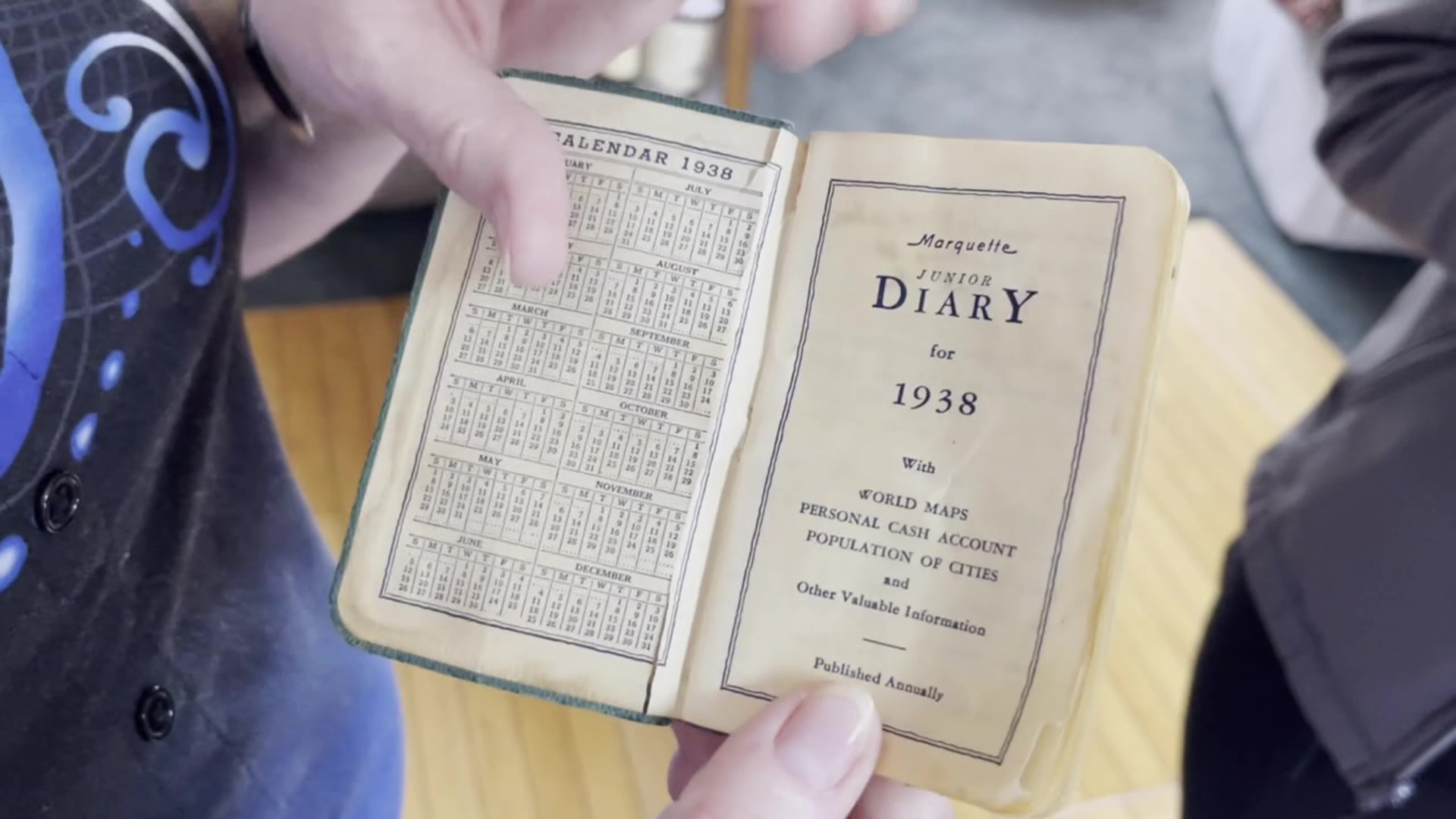 A diary dating back to the 1930s will soon be headed back to its author's family.