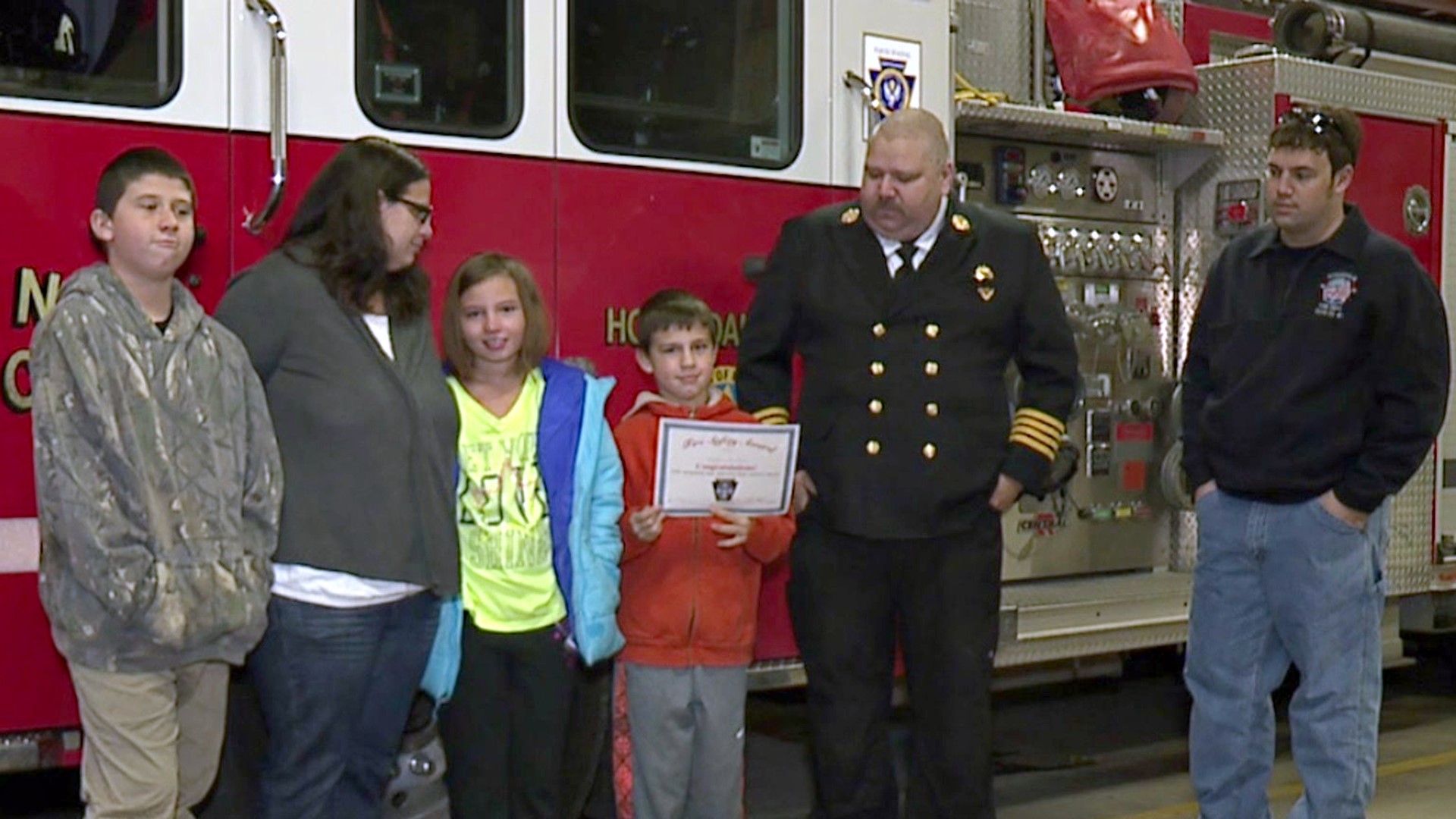 Honesdale Boy Hailed For Saving Family From Fire