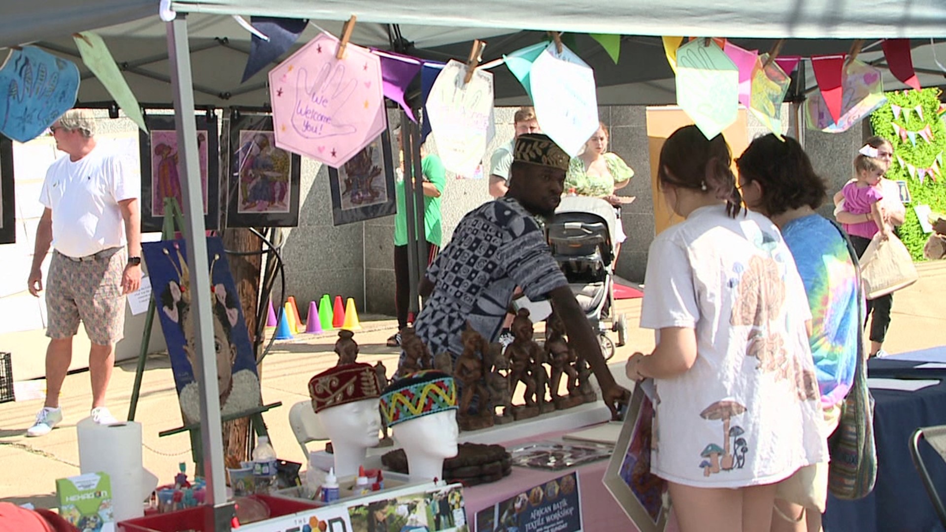 The event was held at the South Side Farmers Market in the city Saturday afternoon.