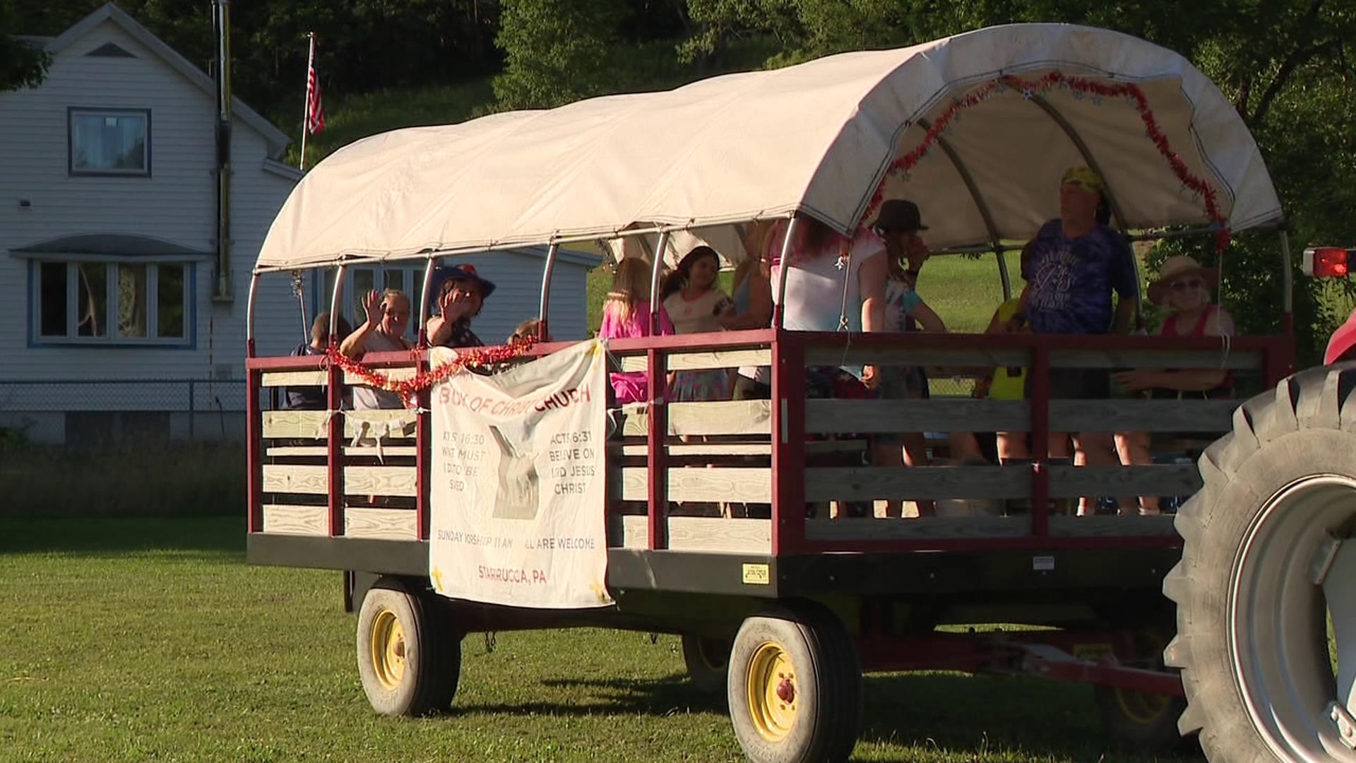 It was a day filled with food, fireworks, and even hayrides as Body of Christ Church held its 4th annual picnic in Starrucca.