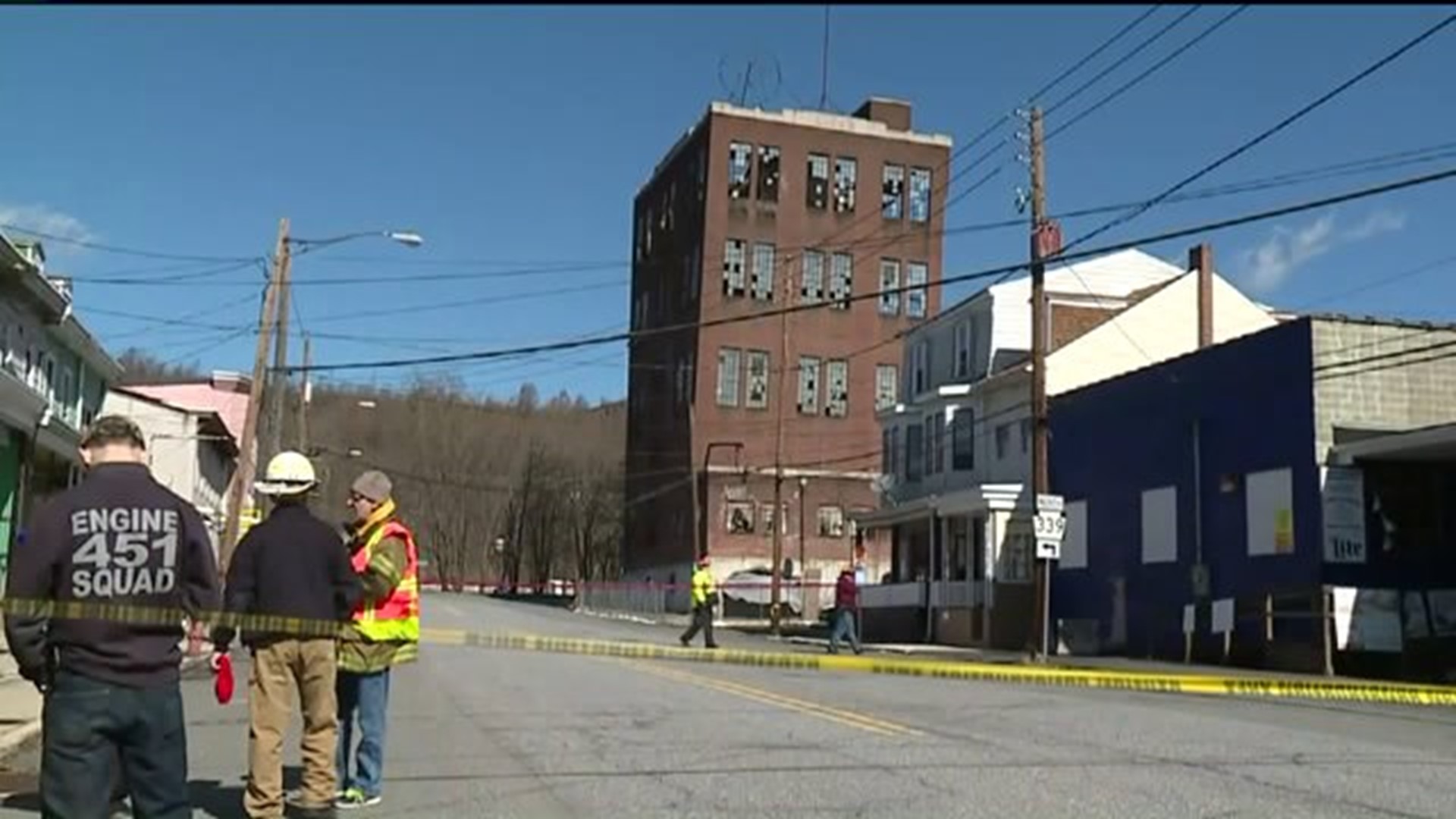 Planning for Demolition of Crumbling Mahanoy City Building