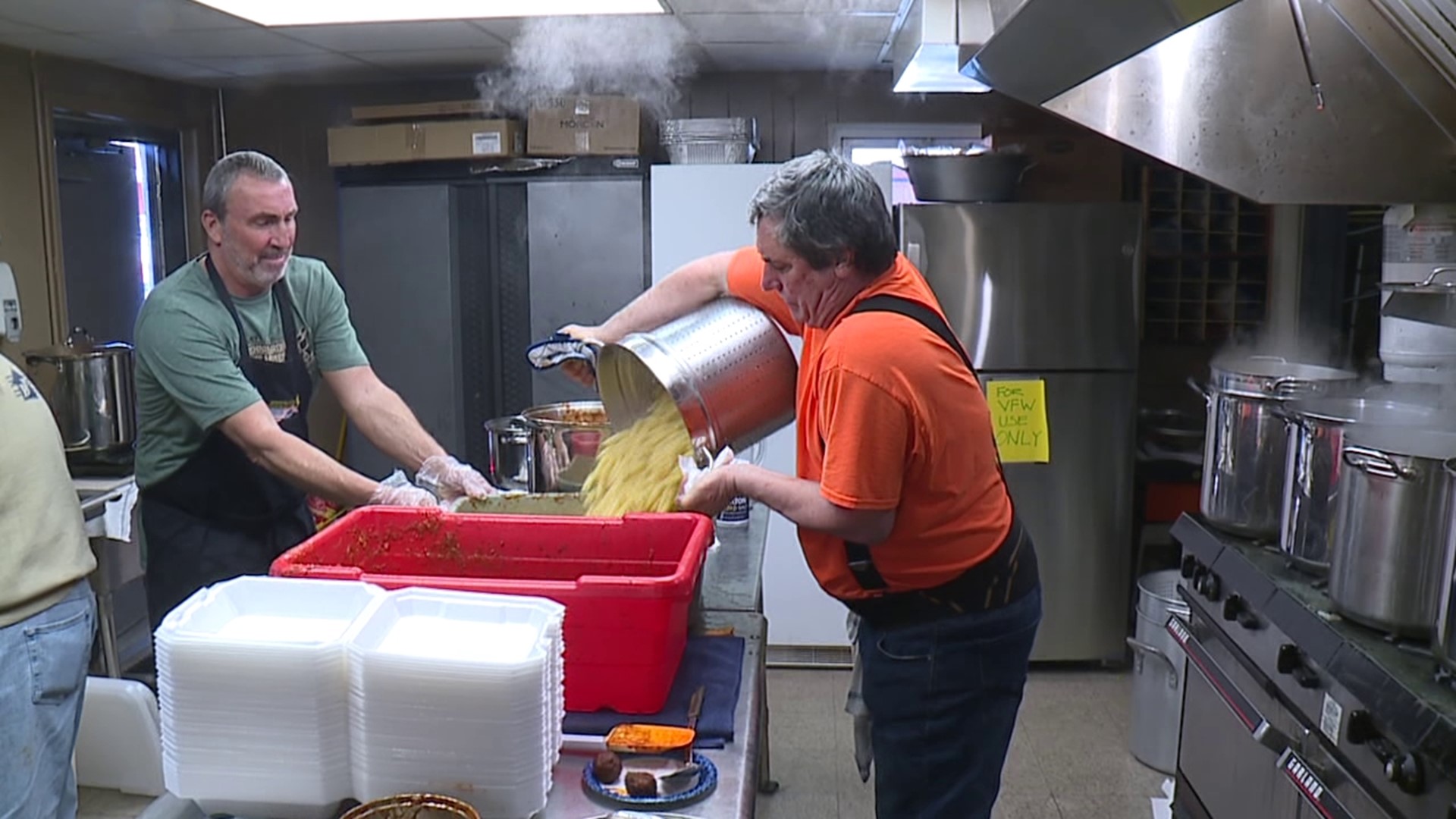 A pasta dinner in Archbald helped raise money for a special project.