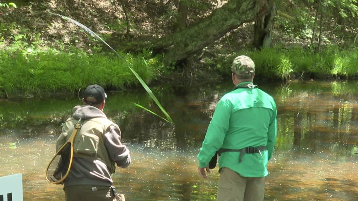 Wyoming County vet group Patriots Cove fishing event