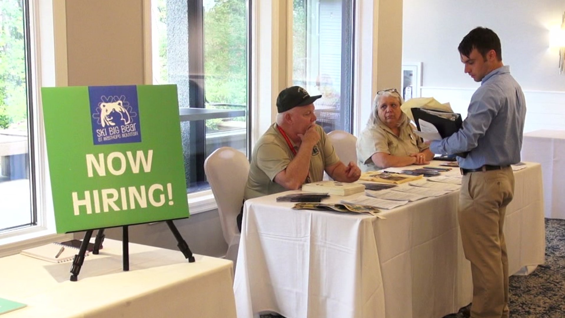 Newswatch 16's Emily Kress stopped by a job fair in Hawley where dozens of companies are hiring with lots in incentives