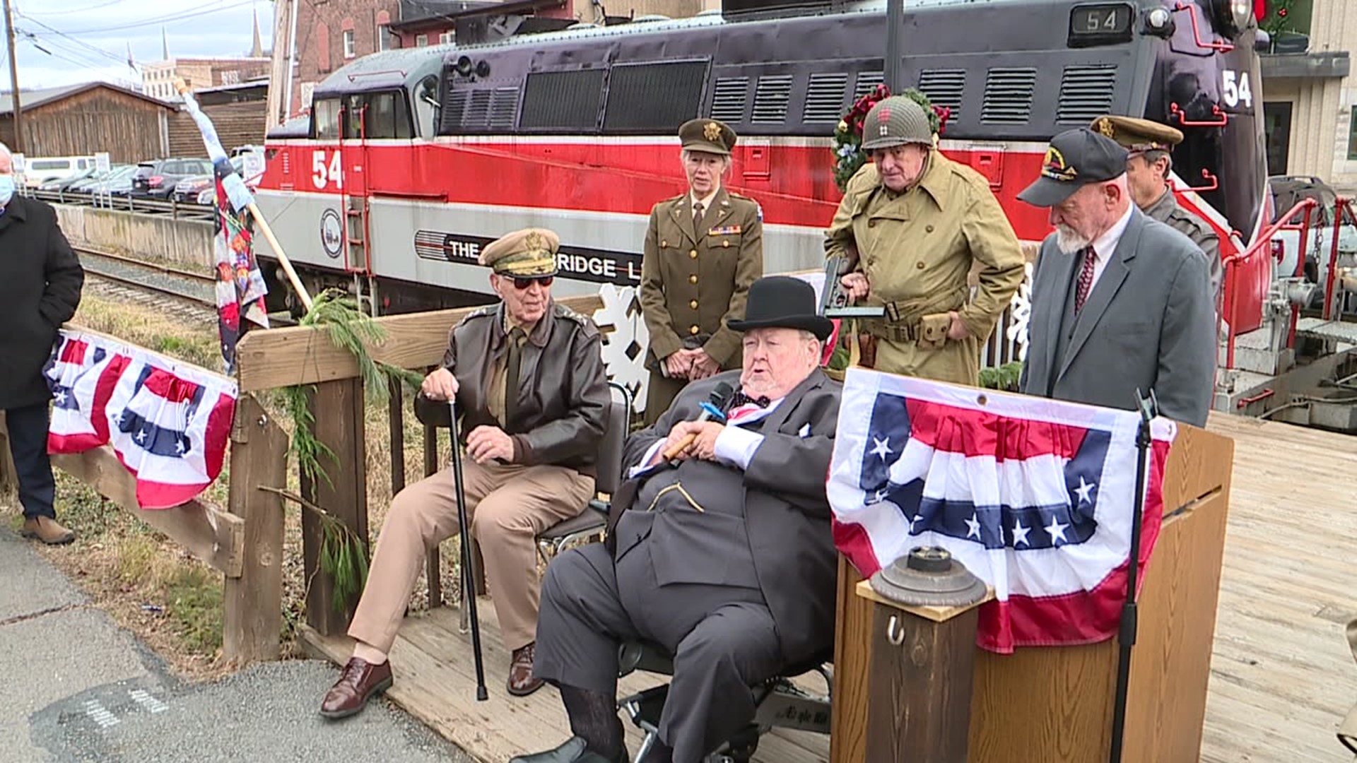 The Stourbridge Line in Honesdale offered a scenic trip along the Lackawaxen River for the anniversary.