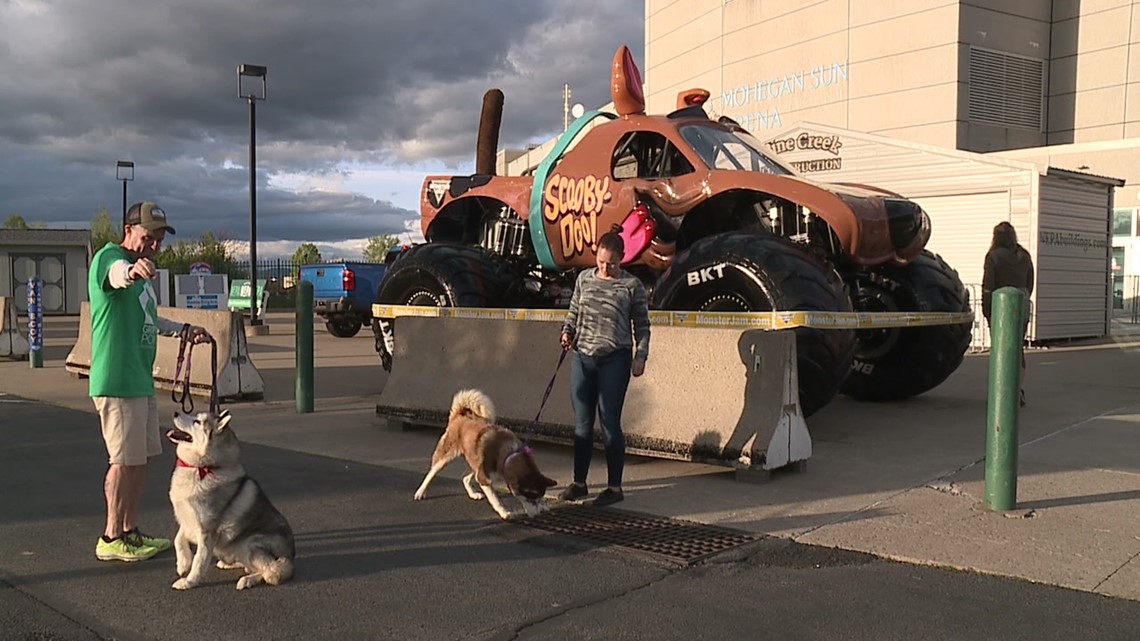 "Monster Trucks and Not So Monster Pups" held outside Mohegan Sun - Vimarsana News