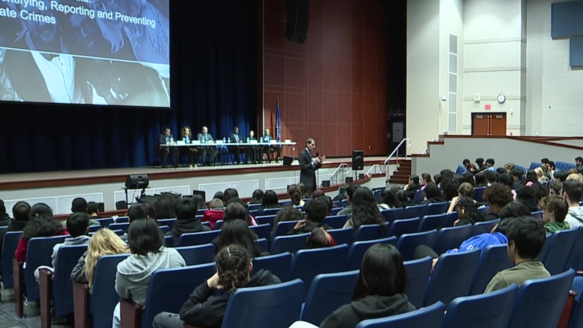 Wilkes-Barre Area students took part in an eye-opening presentation from authorities on the nature of hate crimes.
