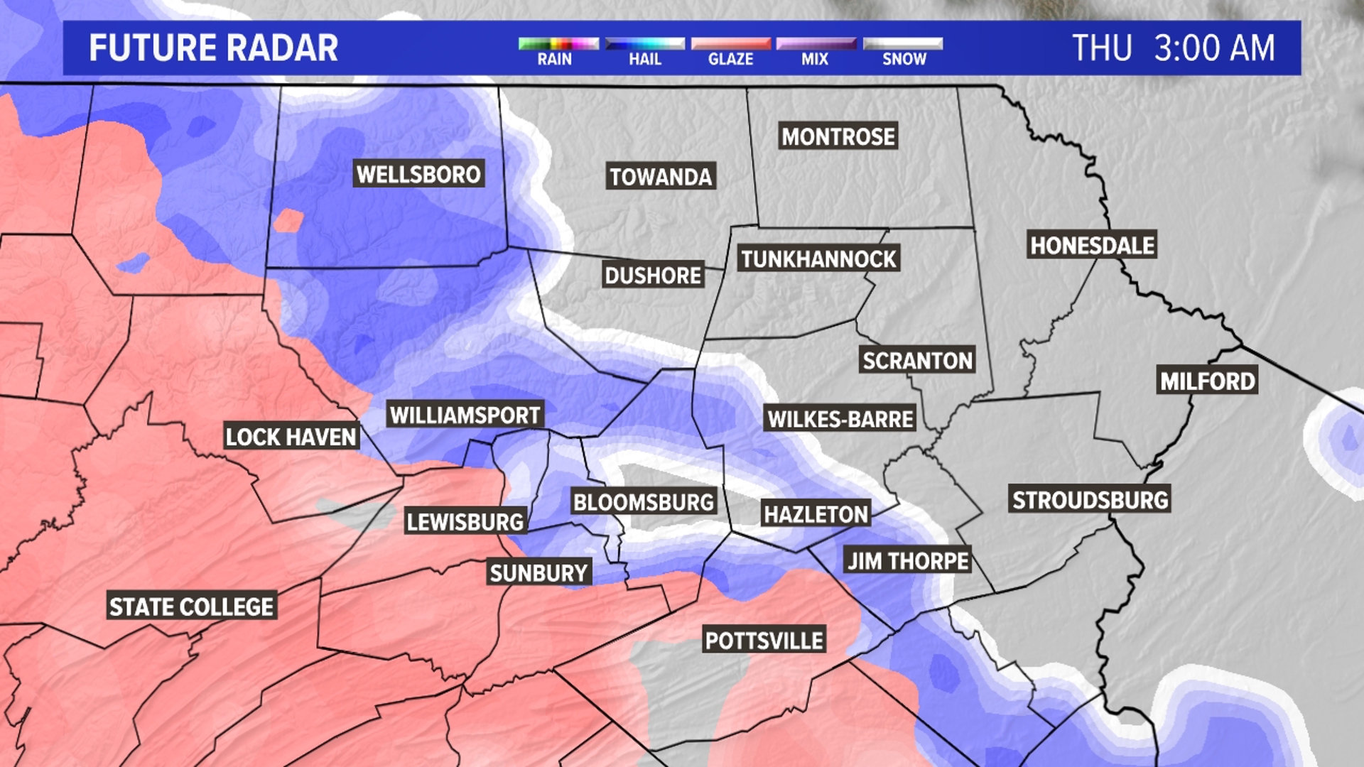 Mix of snow, ice and rain to impact Thursday morning commute | Weather ...