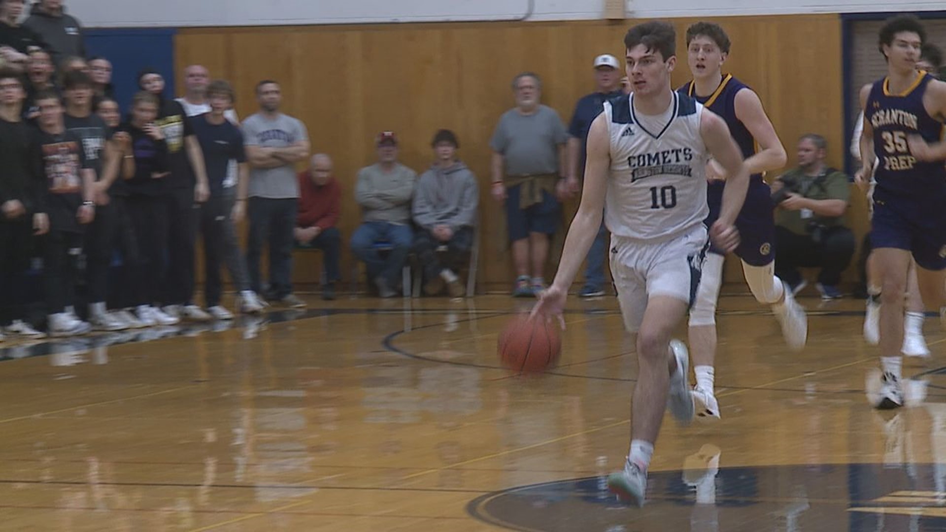 Abington Heights Beats Rivals 89-64