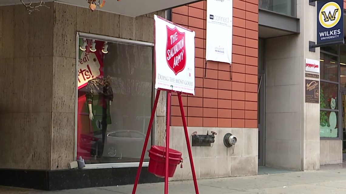 salvation army paid bell ringers