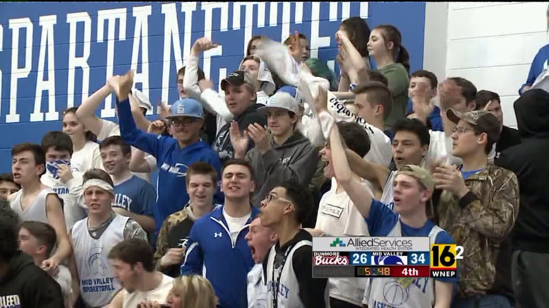 Mid Valley Tops Dunmore 41-28 in Boys Basketball
