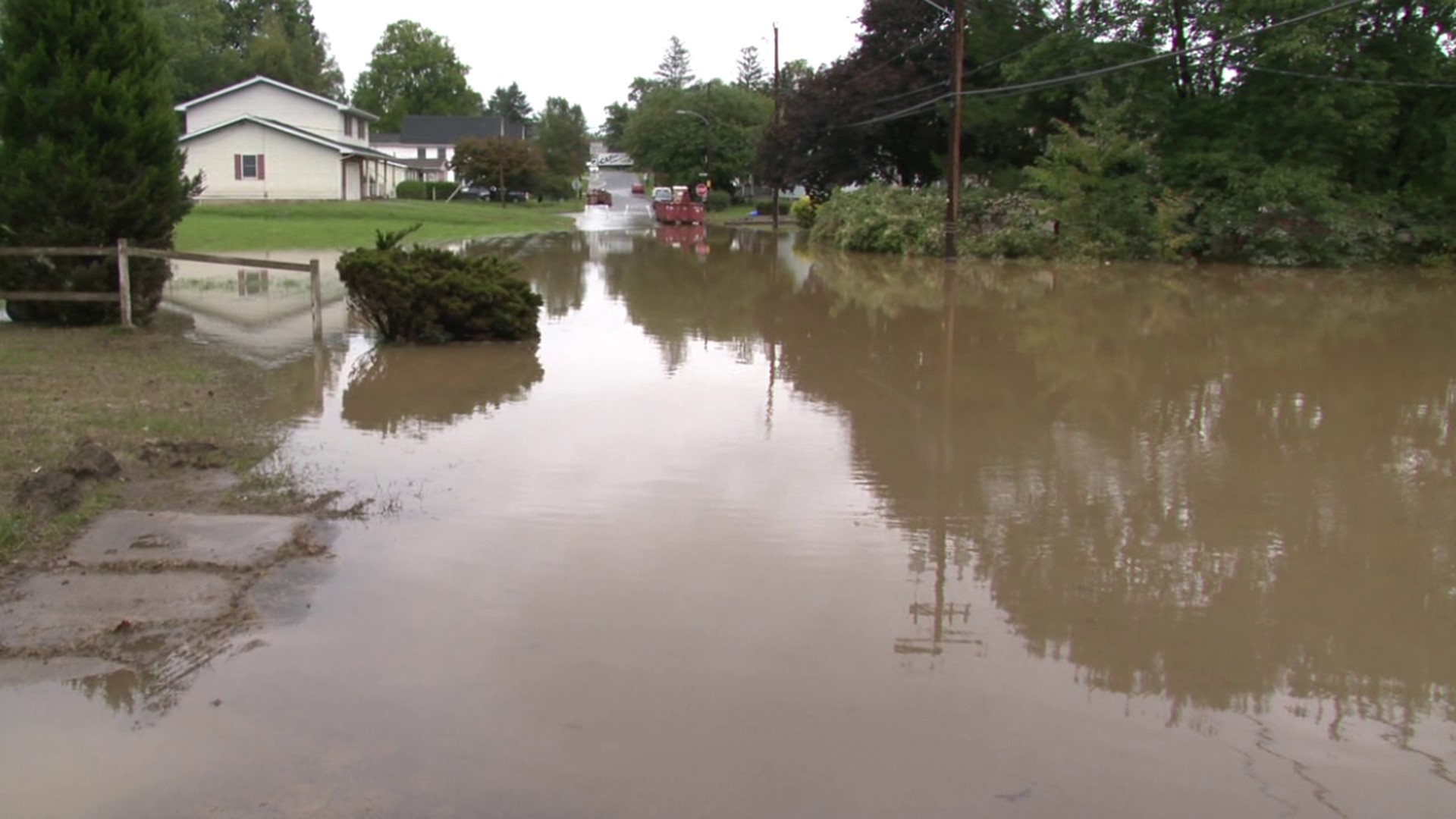 An area in west Scranton hit hard by flash flooding two weeks ago saw several feet of water again after an equipment failure couldn't pump the water away fast enough