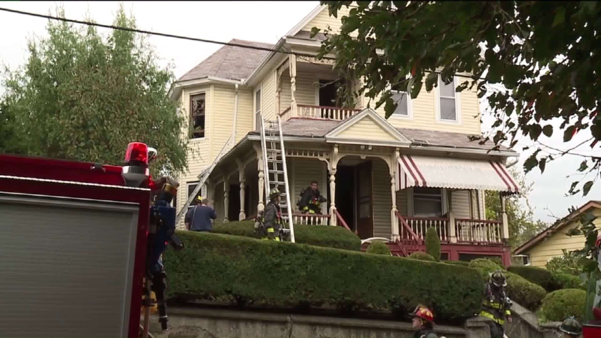 Fire Drives Scranton Couple from Home
