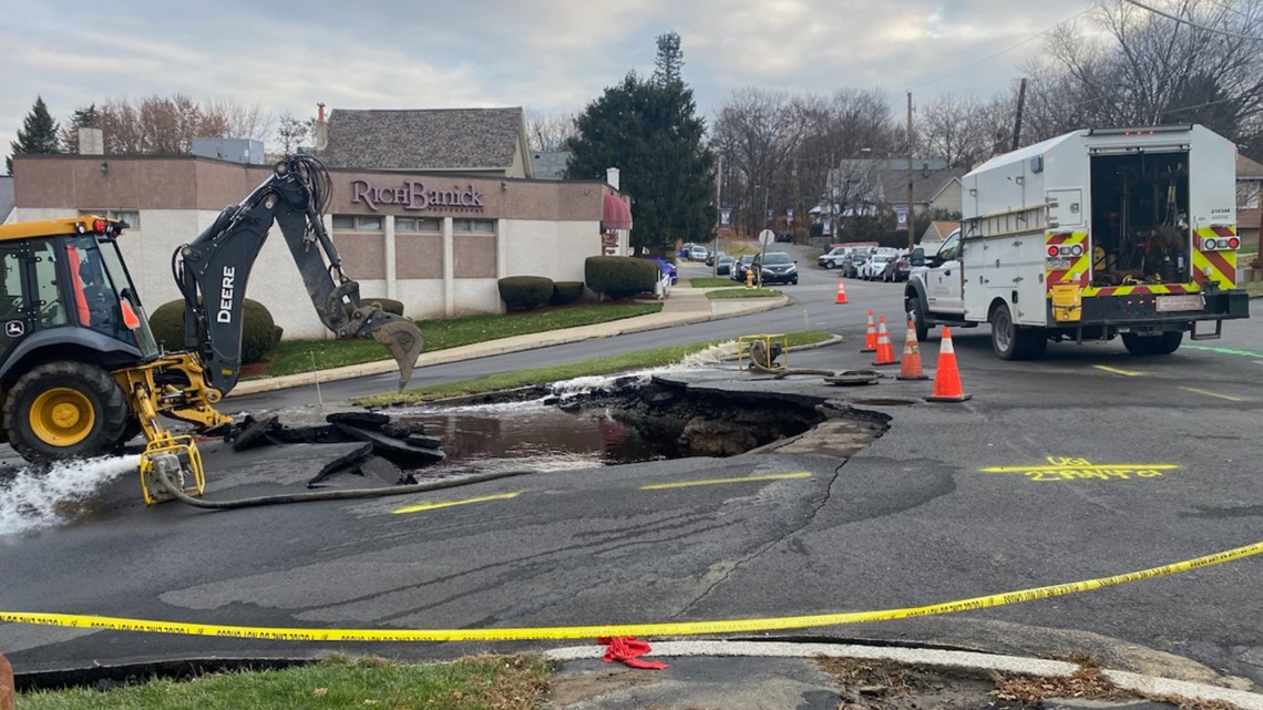 UPDATE Repairs to water main break in Dunmore completed early Saturday