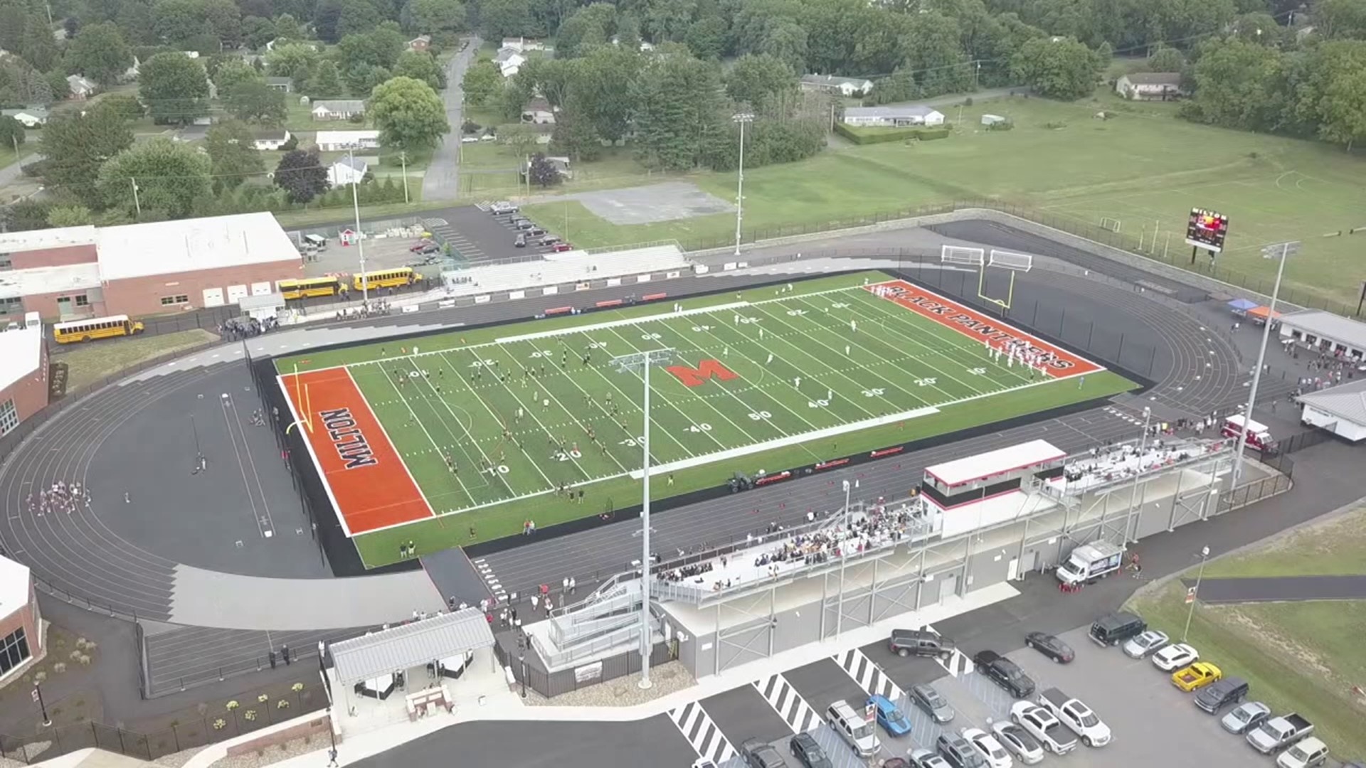 High school football is back and a school district in Northumberland County unveiled a new sports complex Friday night.