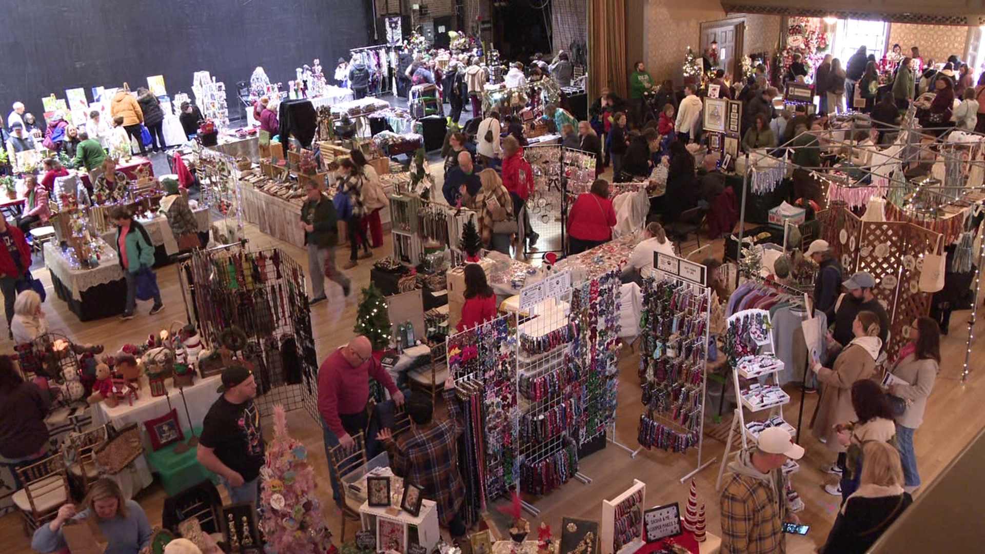 The 12th annual event cost $4 per person and featured 5 floors of the area's local businesses, artisans, and wineries.