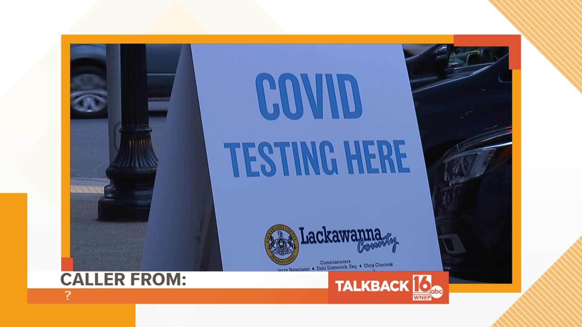 In this Talkback 16, callers discuss COVID testing sites.