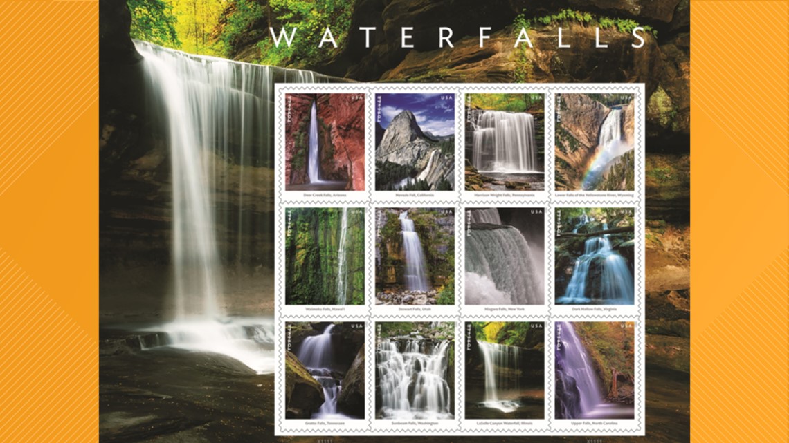 Ricketts Glen State Park waterfall on new postage stamp - Vimarsana News
