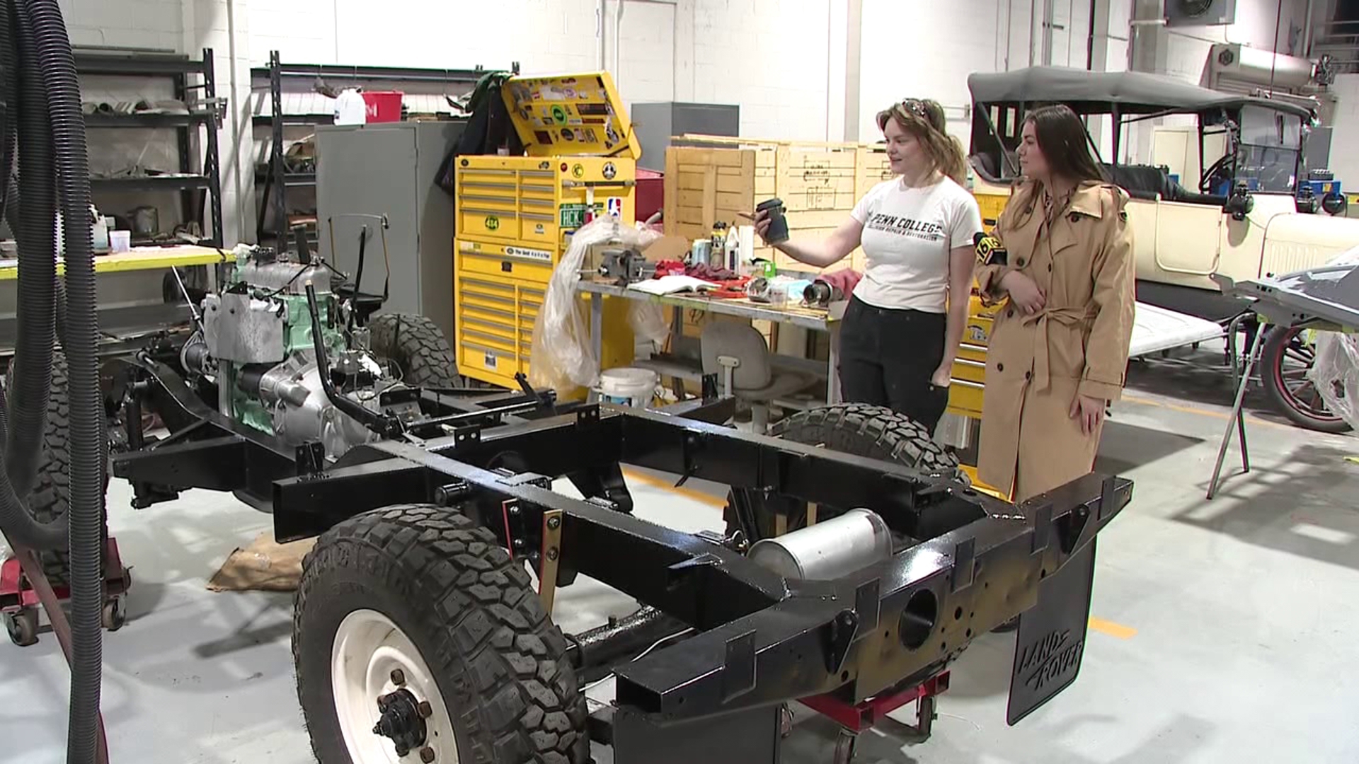 Penn College student strives to restore 1971 Land Rover | wnep.com