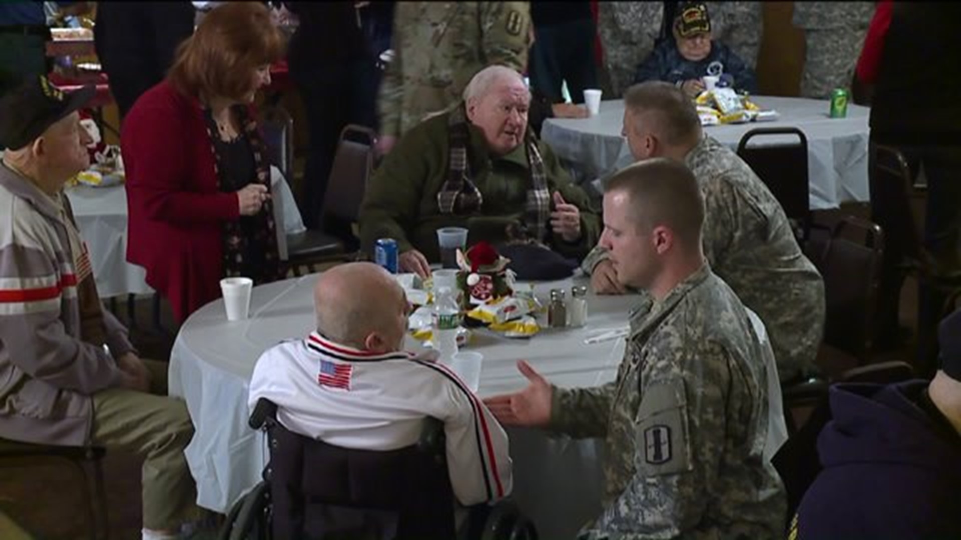 Veterans Treated to Christmas Luncheon