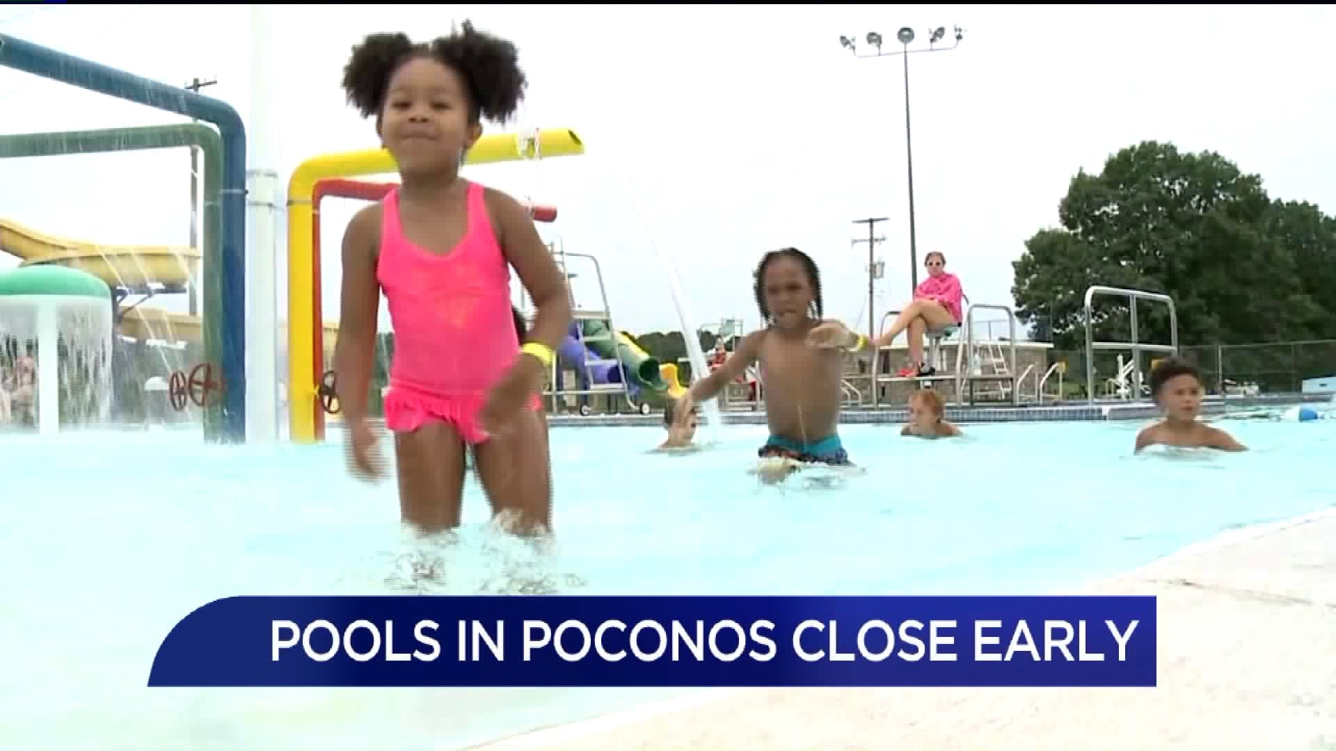 Pools Closing Early in the Poconos