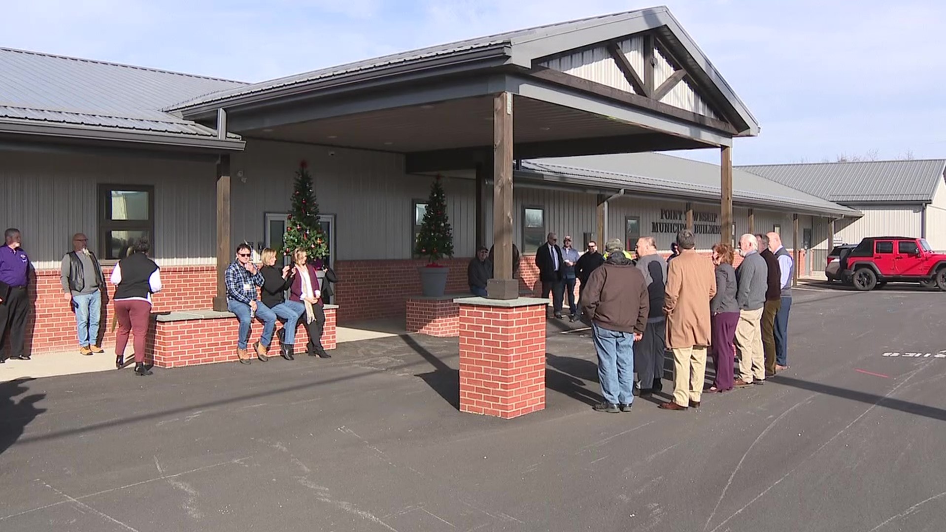 The Point Township municipal building was recently renovated, and county officials showed off the new facility on Monday afternoon.