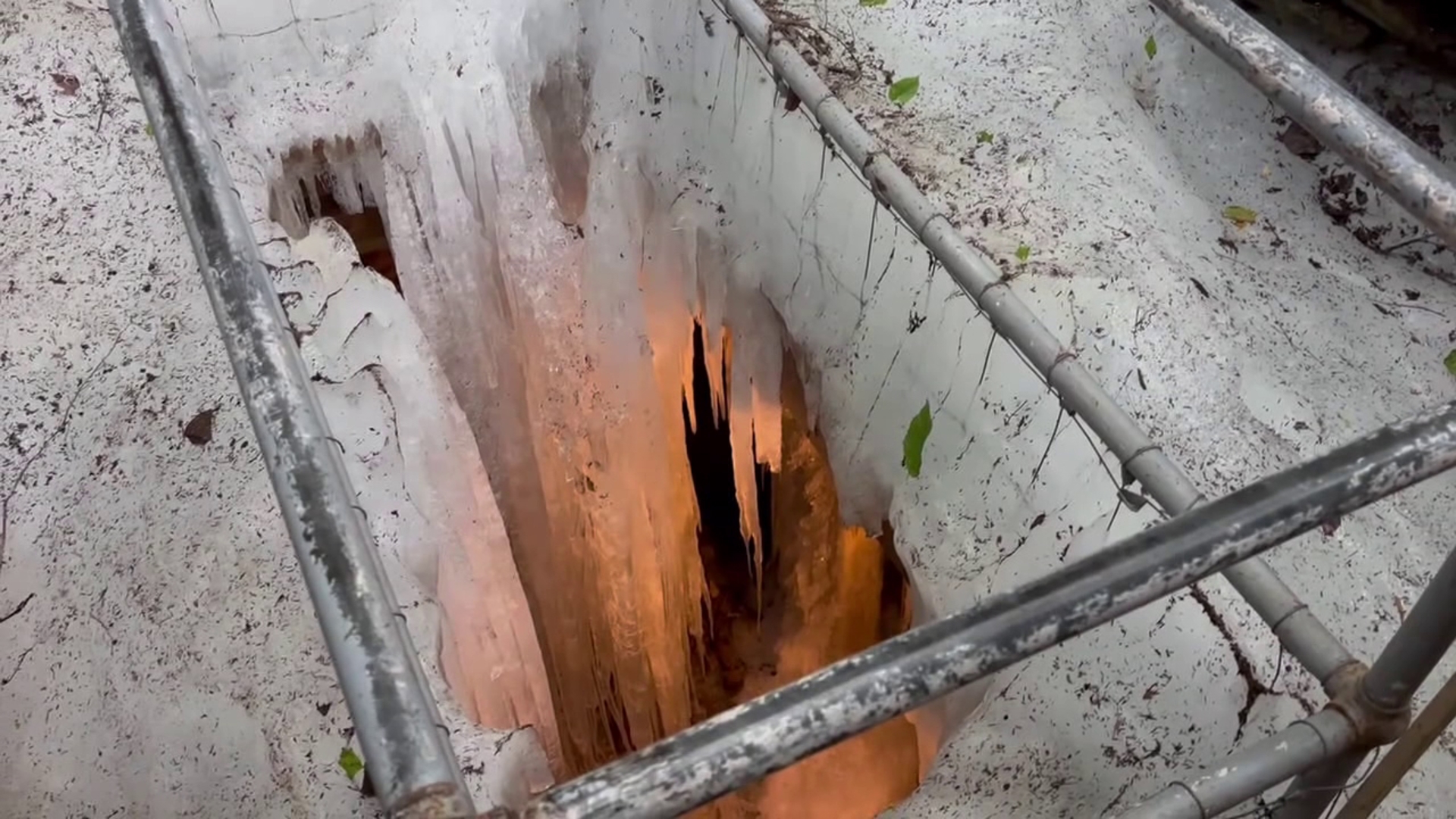 Jon Meyer takes us to an ice mine off of Route 6 in Potter County.