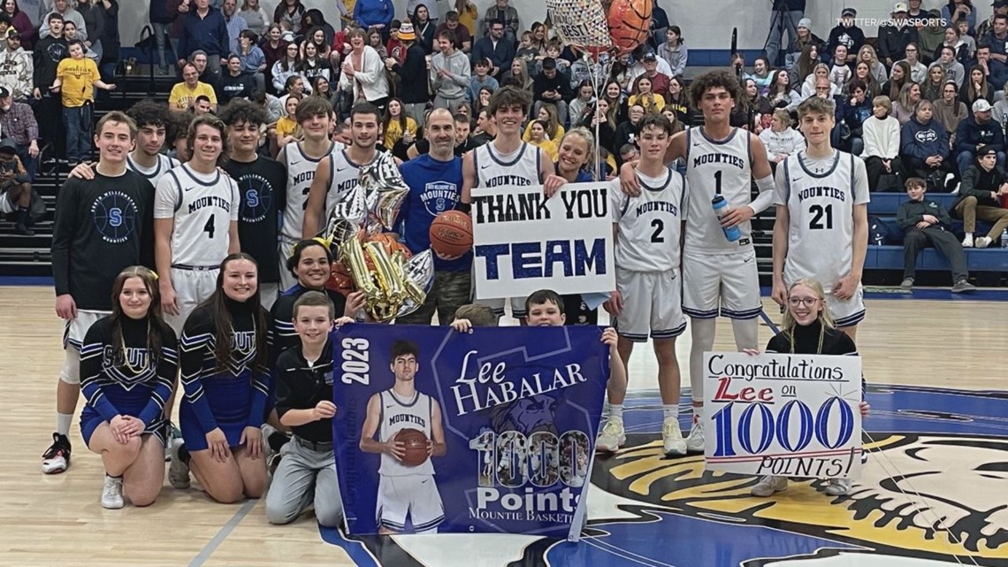 Habalar Reaches Thousand Point Milestone as South Williamsport Holds Off Muncy 50-45