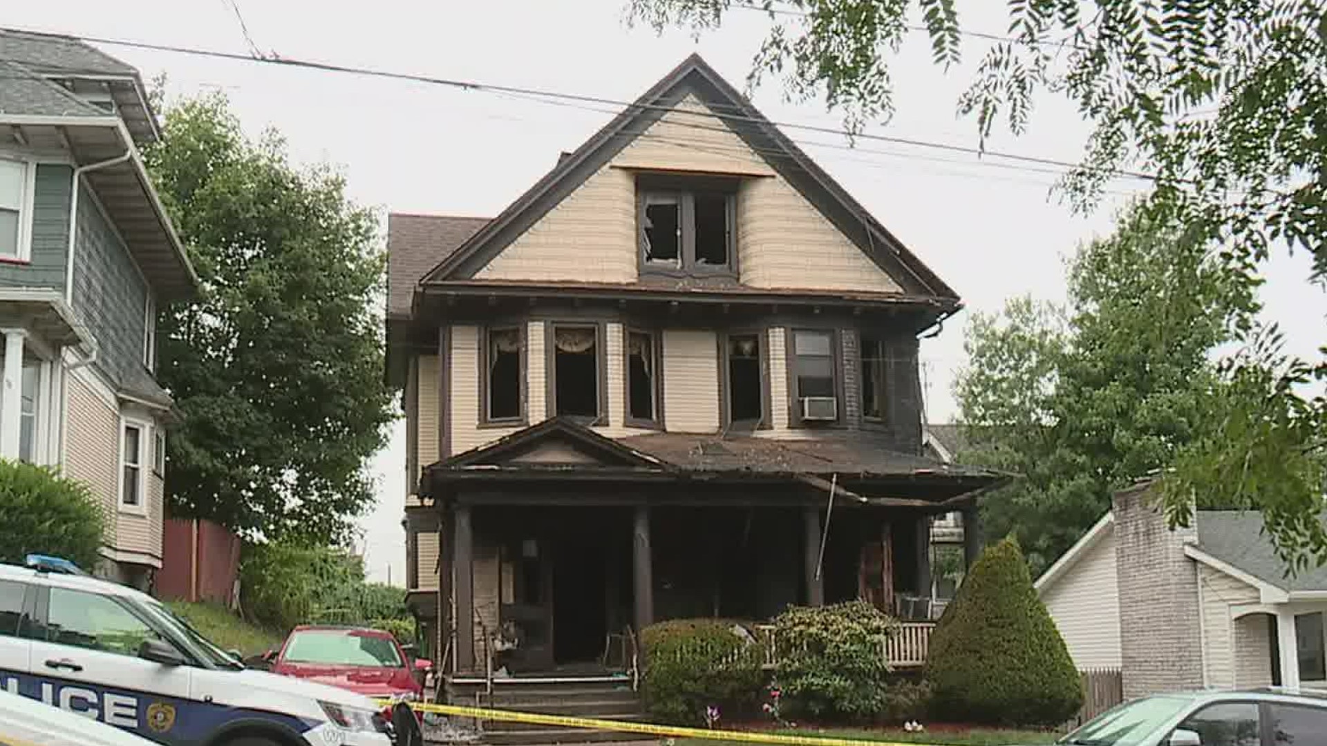 A fire in Scranton Friday night claimed the life of one woman and injured a man. Neighbors reacted to the scene Saturday.