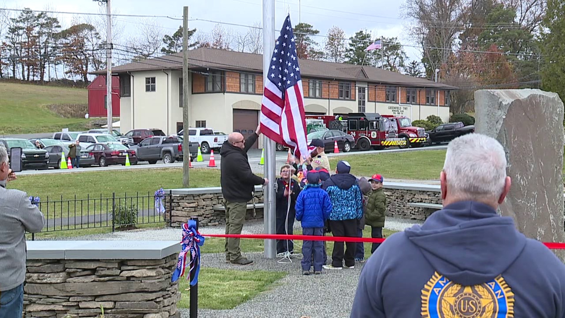 The Veterans Memorial Dedication Ceremony was held at Greenfield Township Community Park Saturday afternoon.
