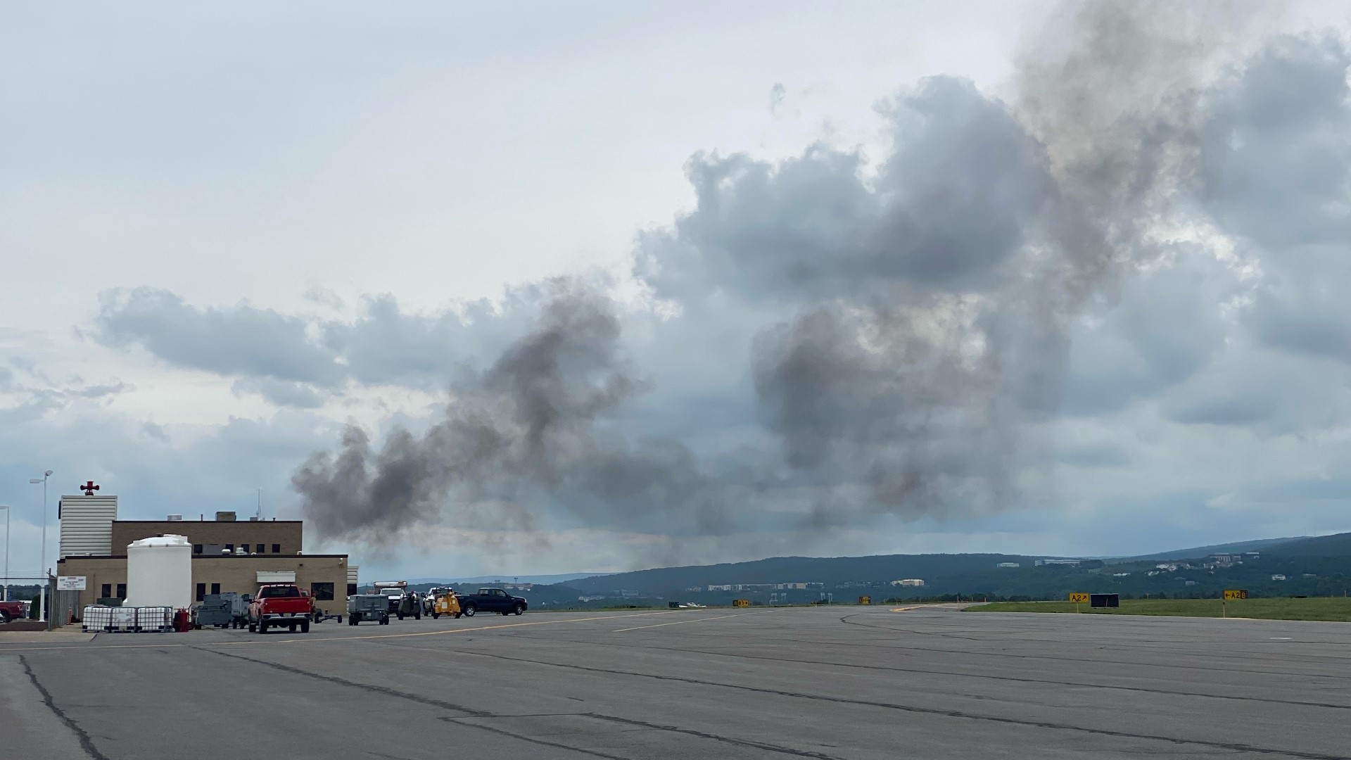 Pilots and crews are at the airport on Friday preparing for the Great Pocono Raceway Airshow planned for this weekend.