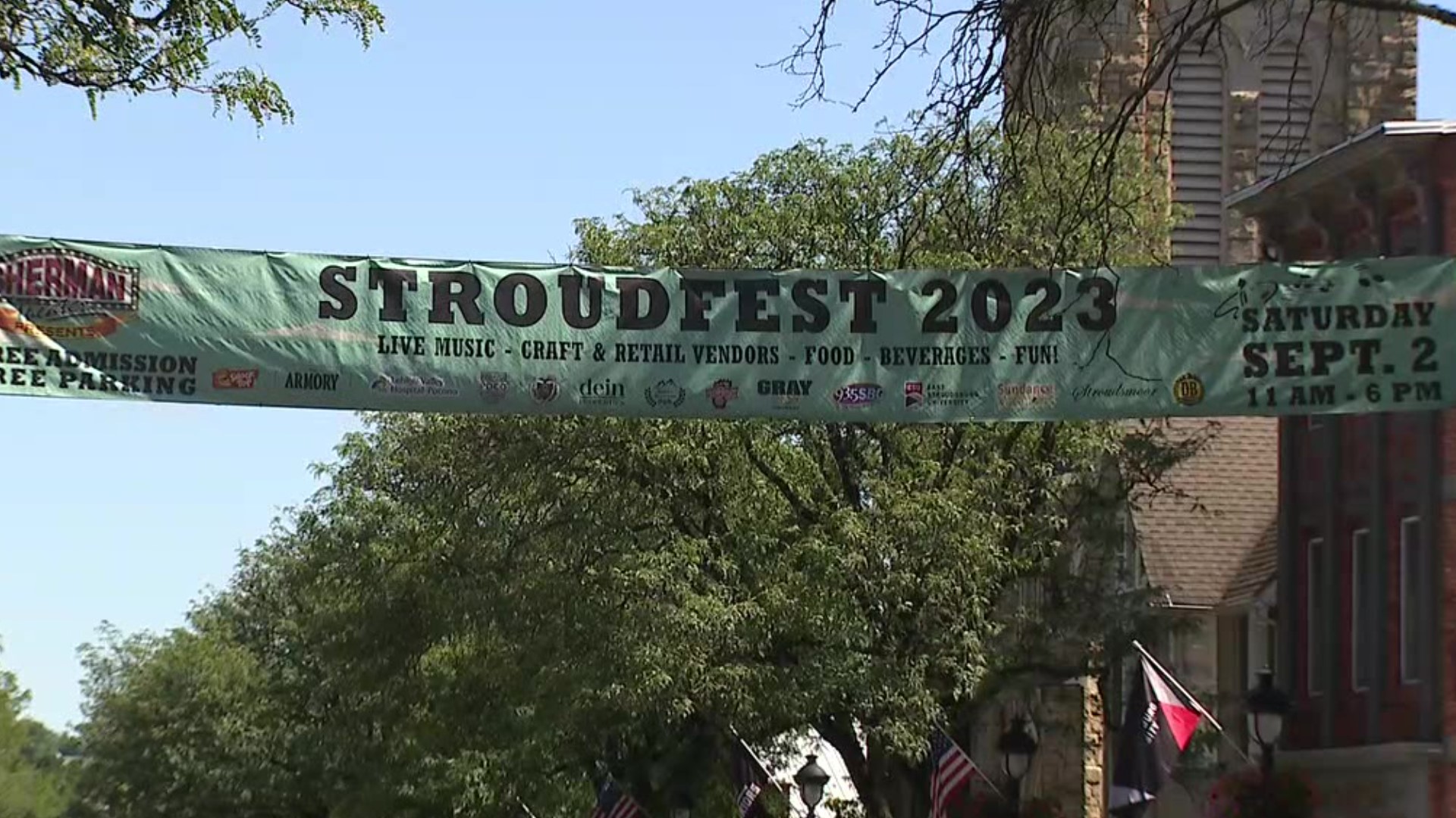 The festival runs Saturday from 11 a.m. to 6 p.m. in downtown Stroudsburg.