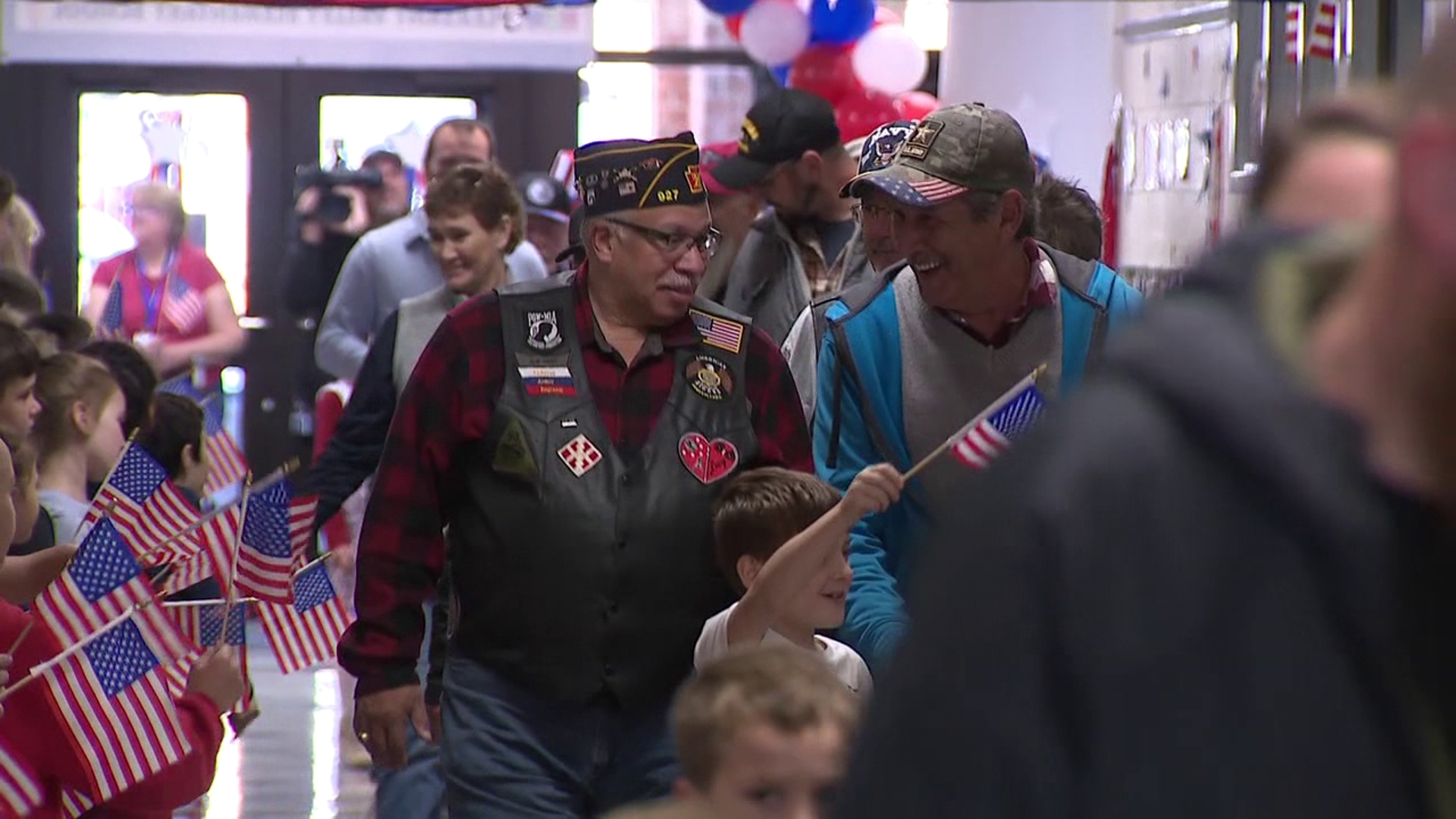 Newswatch 16's Emily Kress shows us the celebration of our nation's heroes at Pleasant Valley Elementary.