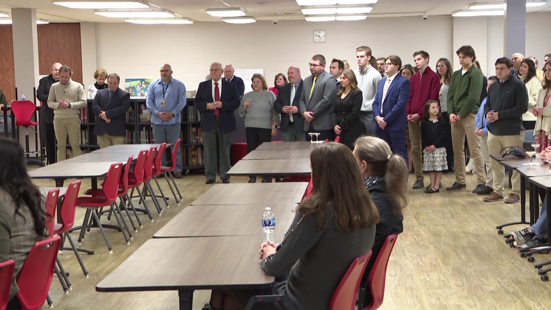 The Holy Redeemer High School in Wilkes-Barre celebrated the opening of its new digital learning center, dedicated to an education leader who passed away in 2019.