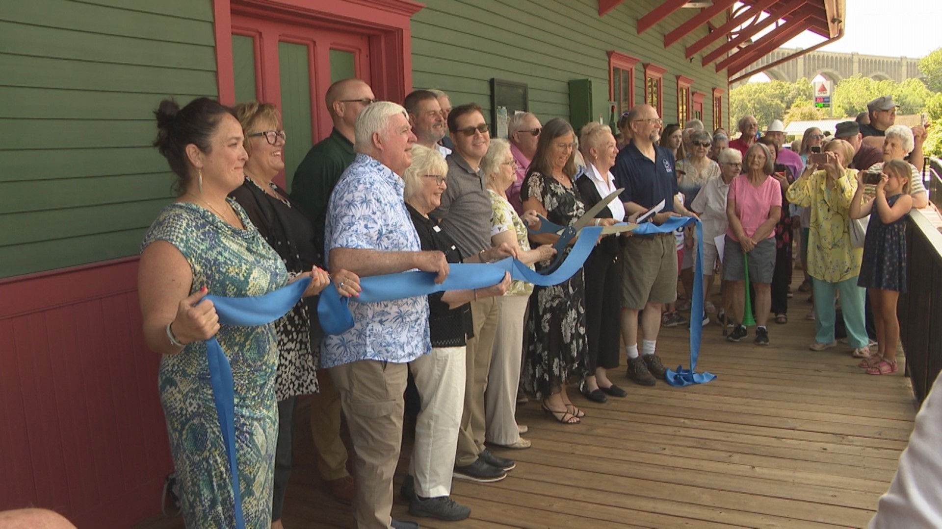The grand opening of the Nicholson Tourism Center took place at the DL&W Railroad Station.