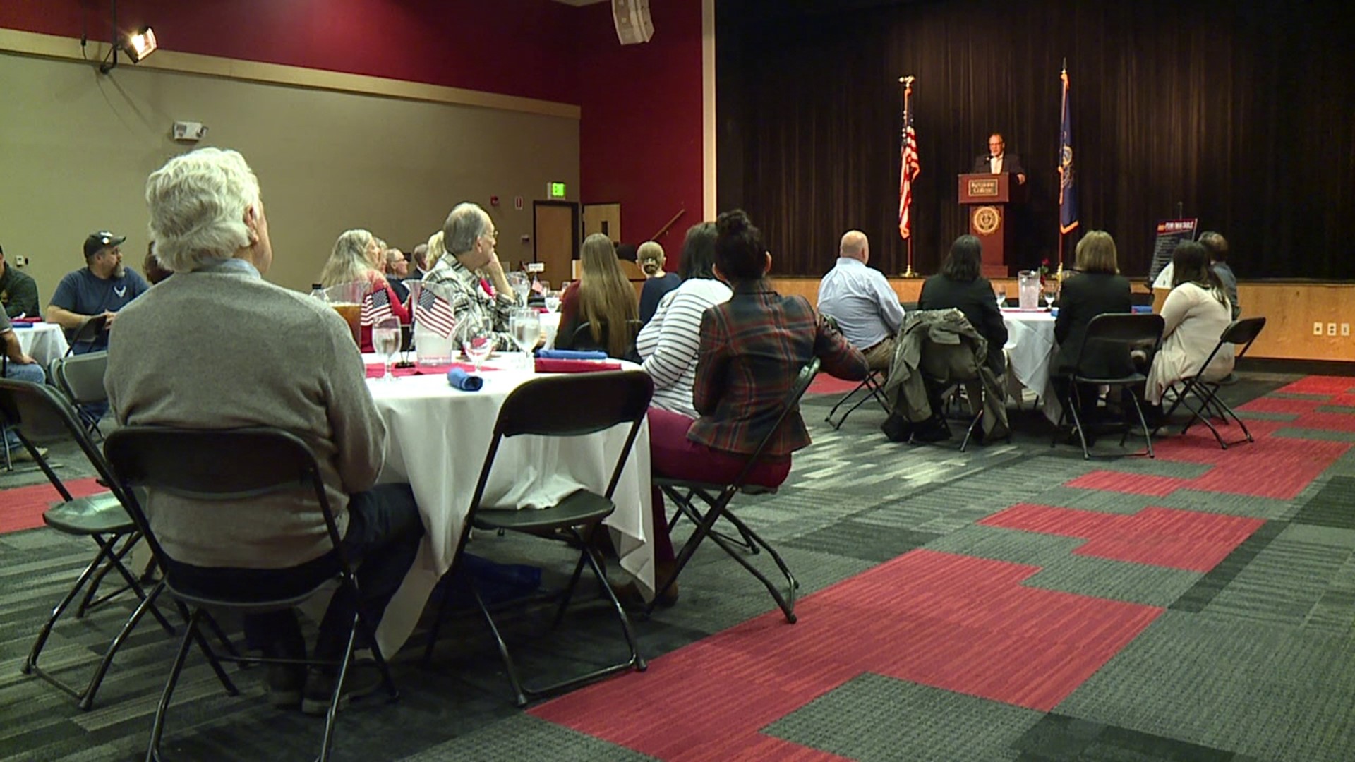 Keystone College was again able to honor those who served with a luncheon Friday afternoon.