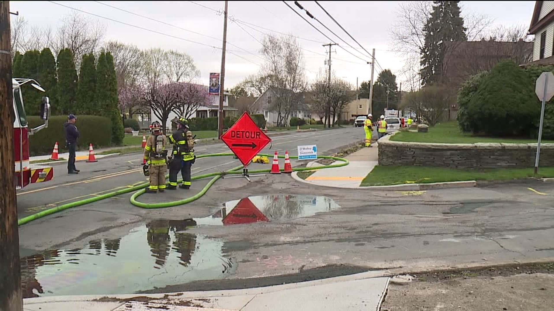 Neighborhood in Lackawanna County Cleared Out by Gas Line Break